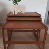 Tables gigognes teck de Arne Hovmand-Olsen