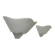 Pair of vintage wall lights, plaster and sandblasted glass, France 1970