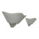 Pair of vintage wall lights, plaster and sandblasted glass, France 1970