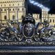 Mirror period Napoleon III blackened wood