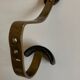 Adnet hook in bronze and leather 1950