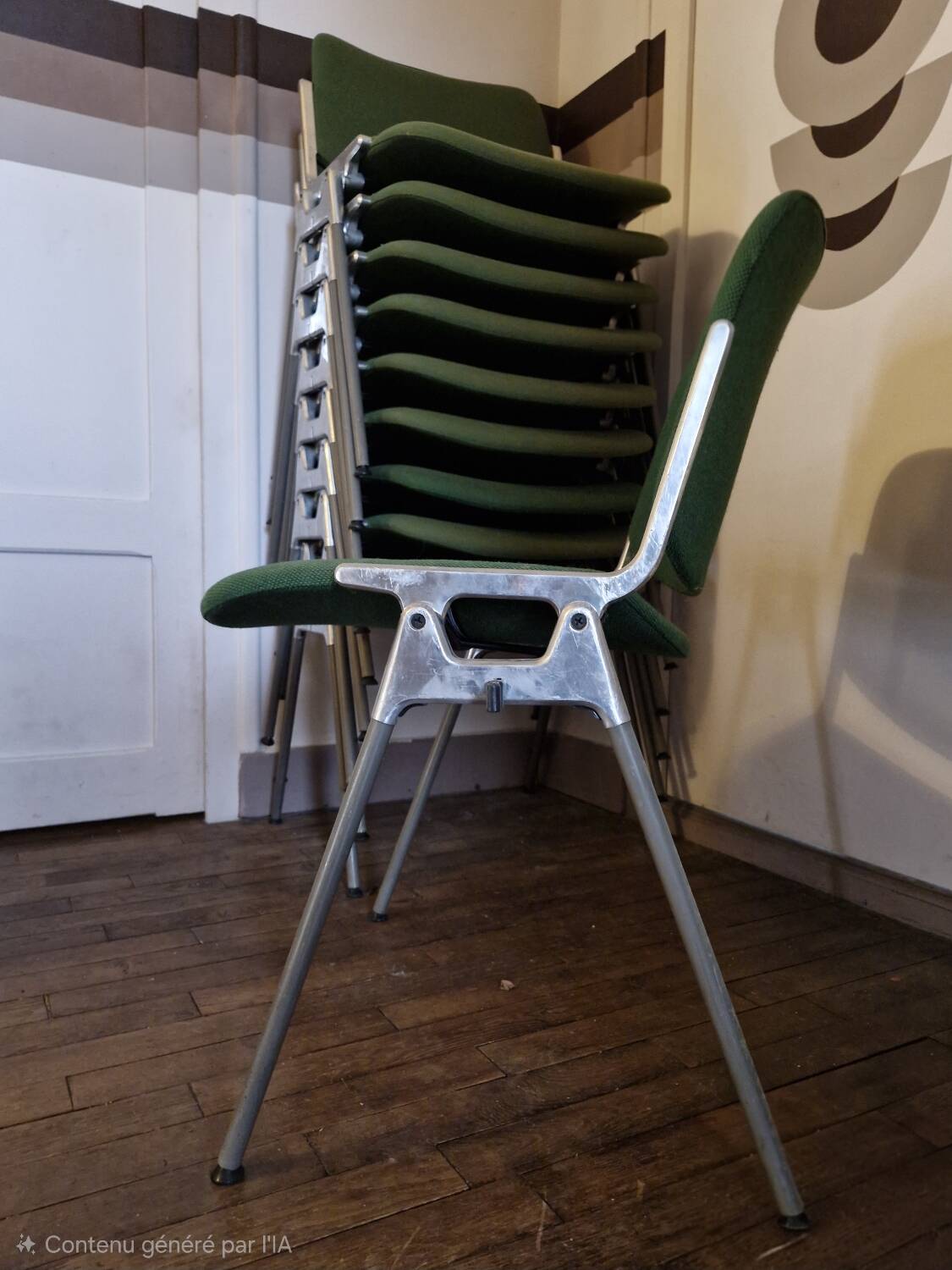 Suite of 6 DSC 106 chairs by Giancarlo Piretti for Castelli / Anonima.