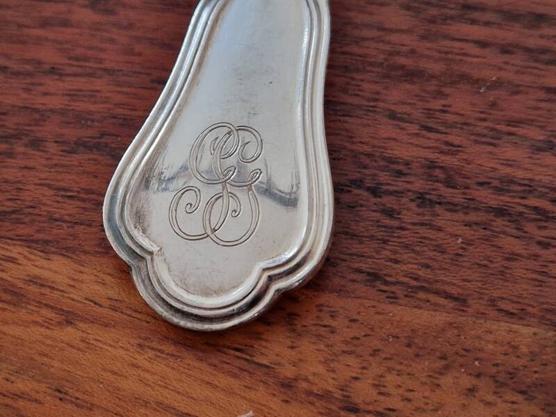 Christofle - Set of 6 Spatours model table spoons in silver-plated metal