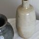 2 stoneware ceramics, vintage glazed stoneware vase