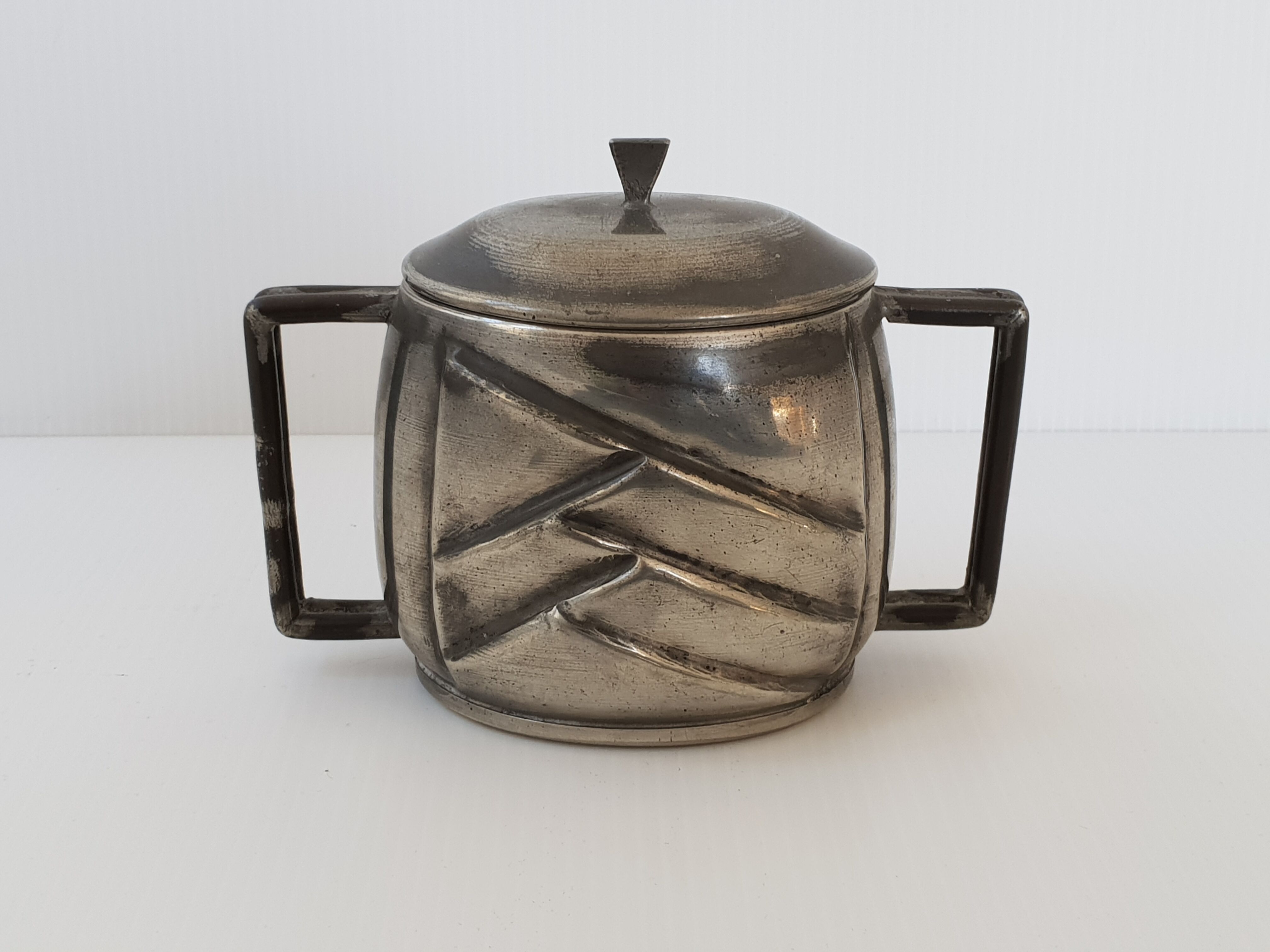 Coffee service art deco tin cuvelier