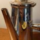 Cafetière ou chocolatière métal argenté ancienne Bourlet HB