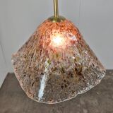Handcrafted Murano glass pendant lamp, Italy 1960s