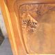 Two-body Art Nouveau 1900 sideboard stamped Georges Ernest Nowak