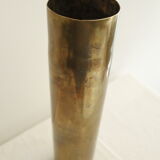 Brass shell casing vase