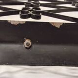 Wrought iron magazine rack signed CHATY Vallauris