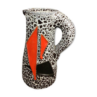 Pitcher ceramic vase Vallauris Le Vaucour