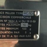 Balance d'epicerie ancienne marque monnier 1953
