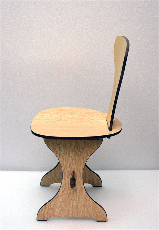 Set of Two Italian Chairs in Formica, 1960s