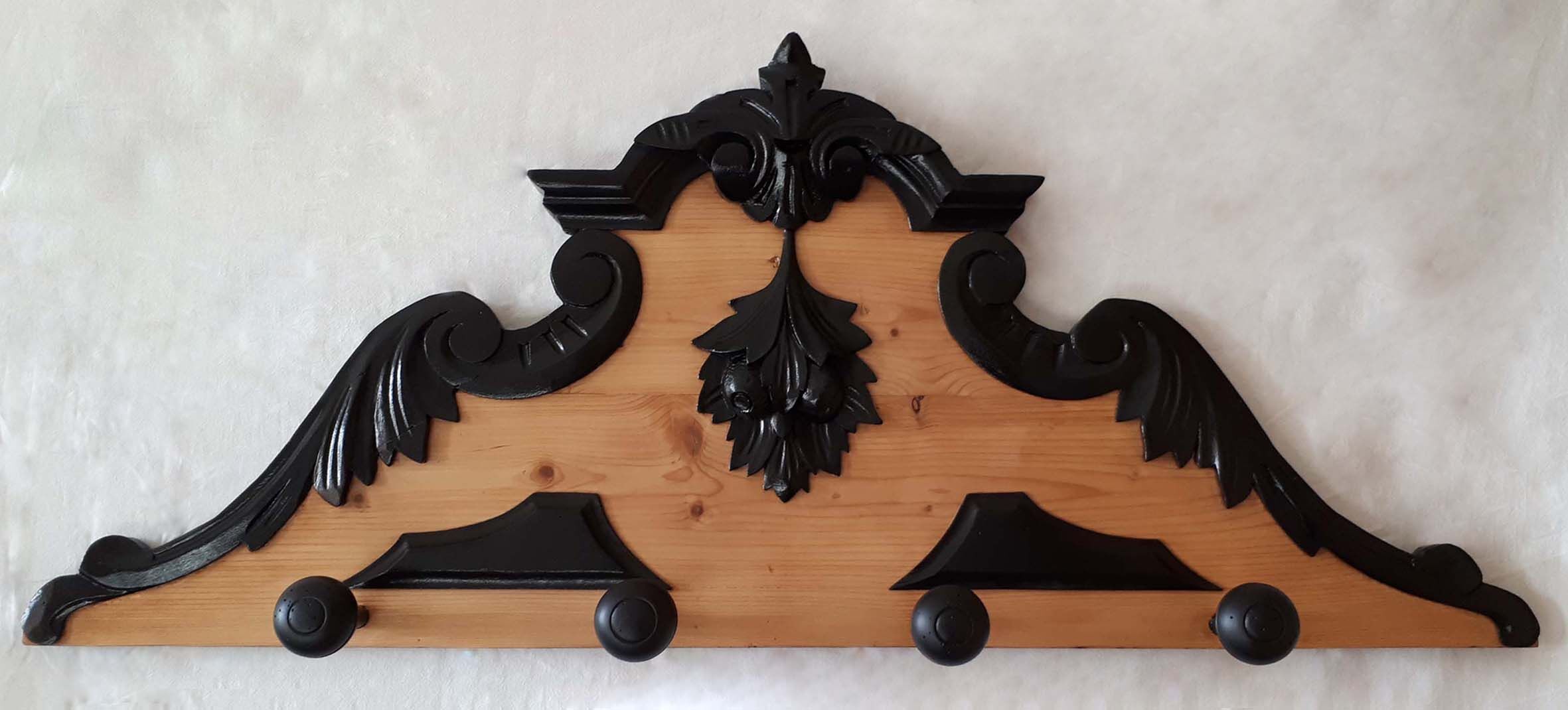 Coat rack furniture pediment Saint Hubert