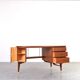 Mid-Century Organic Teak Desk from Sola Møbler, 1960s.