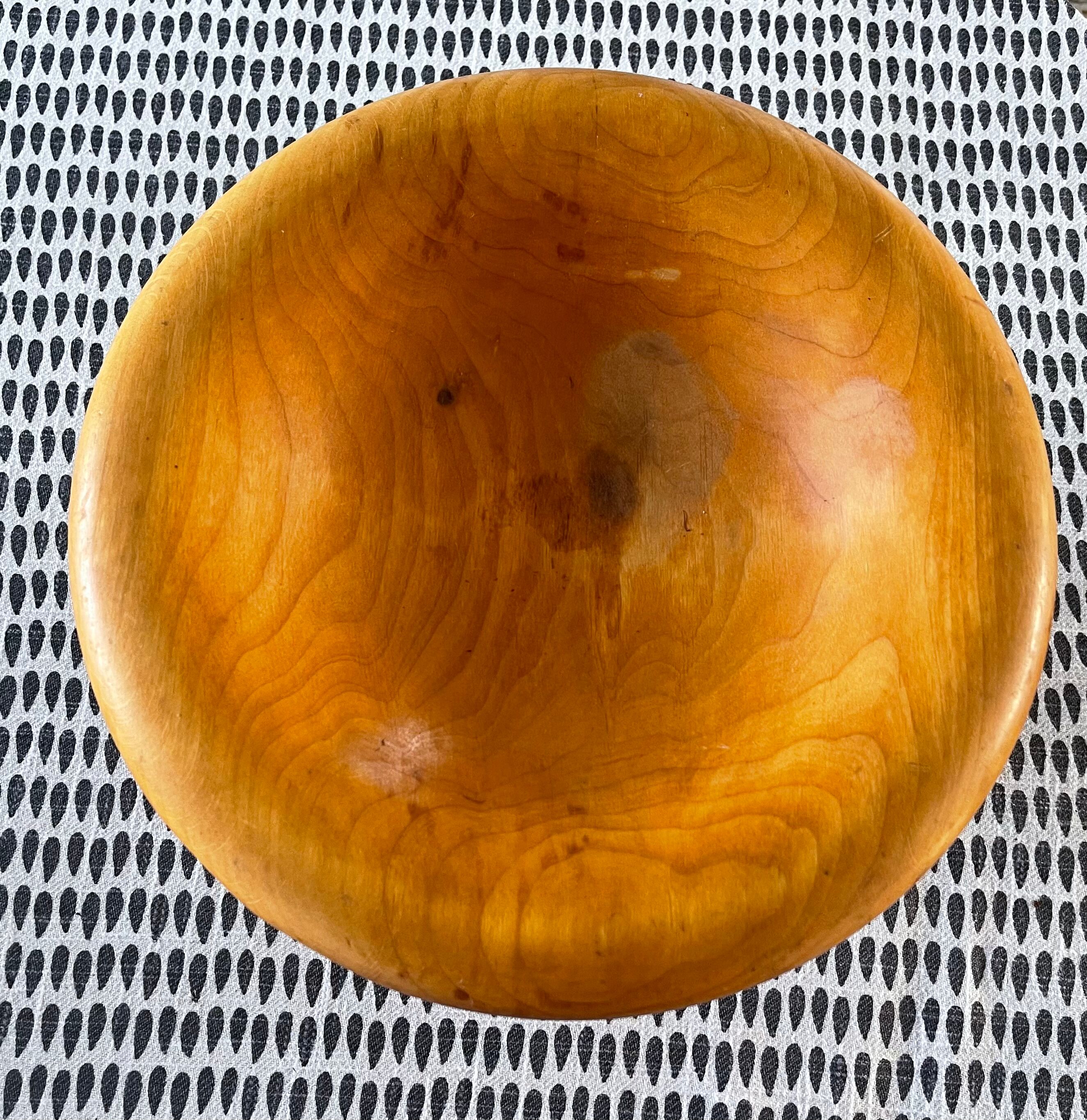 Wooden fruit cup