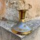 Golden brass candlestick