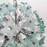 Mid century glass sputnik chandelier, 1970s