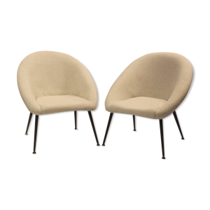 Paire de fauteuils design