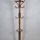 Rattan coat rack
