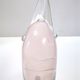 Pink Sommerso Murano glass swan by Elio Raffaeli, Italy