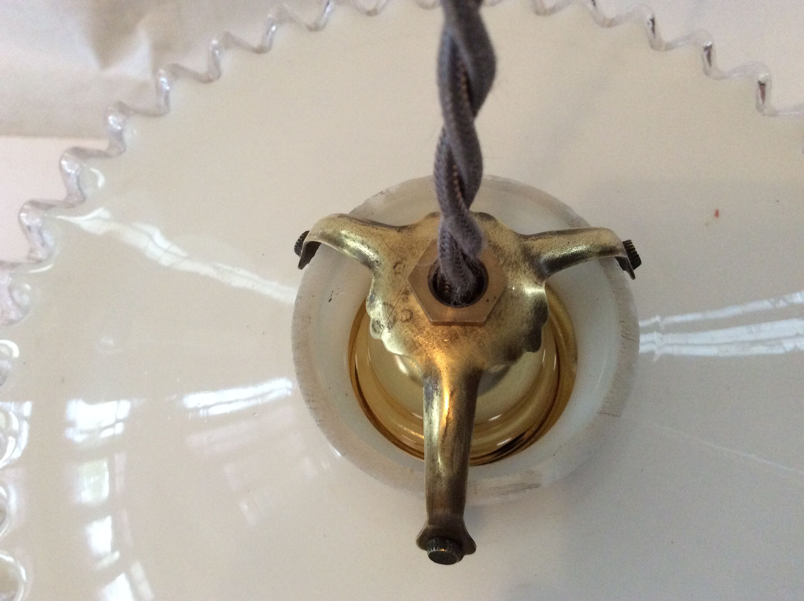 Vintage opaline hanging