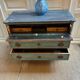 Old blue chest of drawers