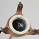 Suspension opaline flower and vintage brass