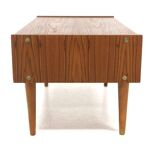 Console scandinave basse en teck, Suède, 1960
