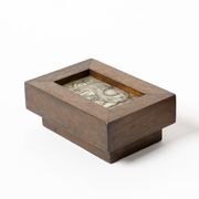 Mid-century rare Smoking Set, ashtray and cigars box, Italy 1950s