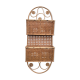 Rattan mail rack and canning