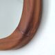 Vintage wooden mirror rounded corners 37x57cm
