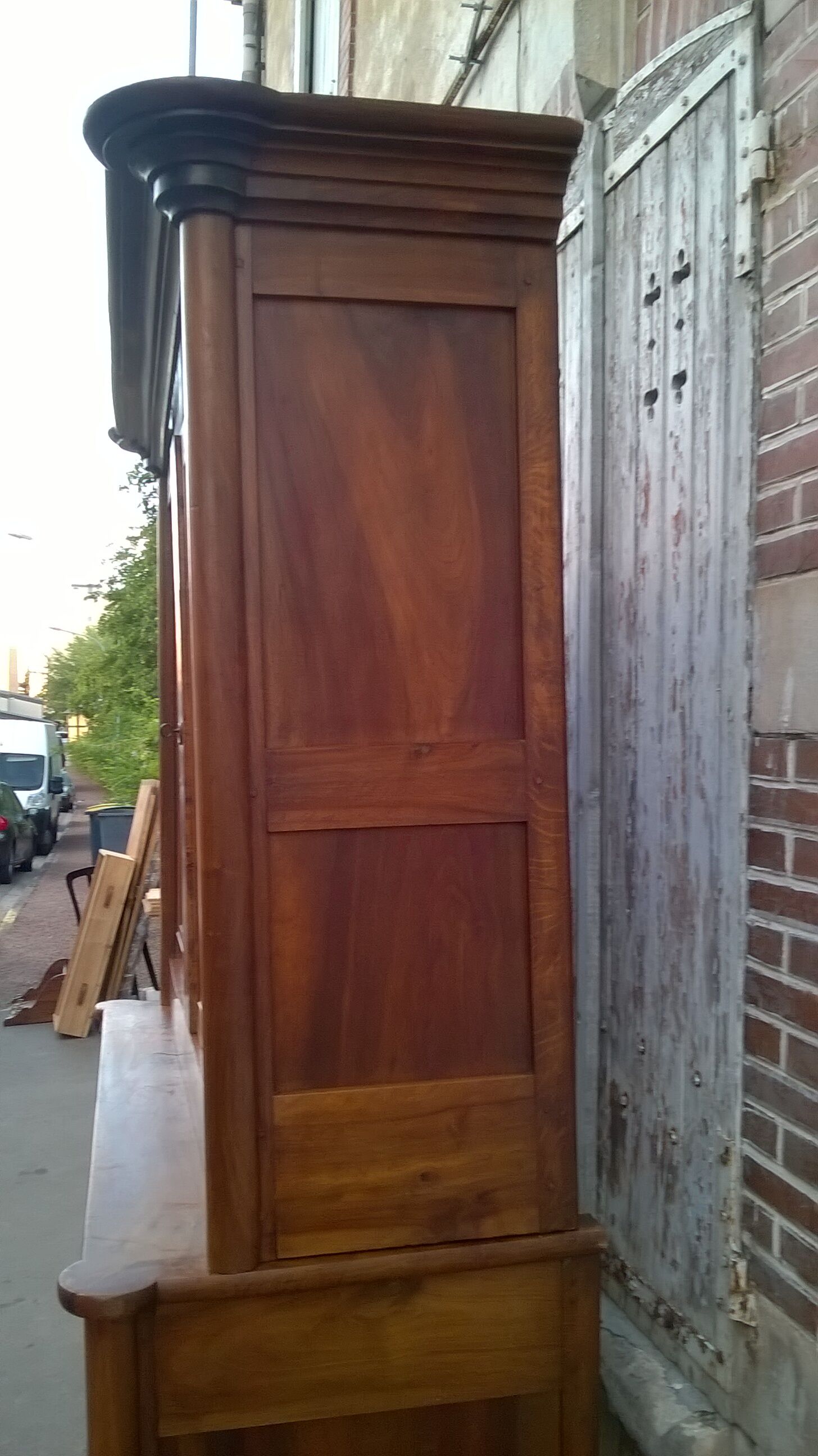 Old buffet two period walnut Empire bodies