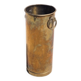 Porte-parapluies cylindrique en laiton – Années 60/70
