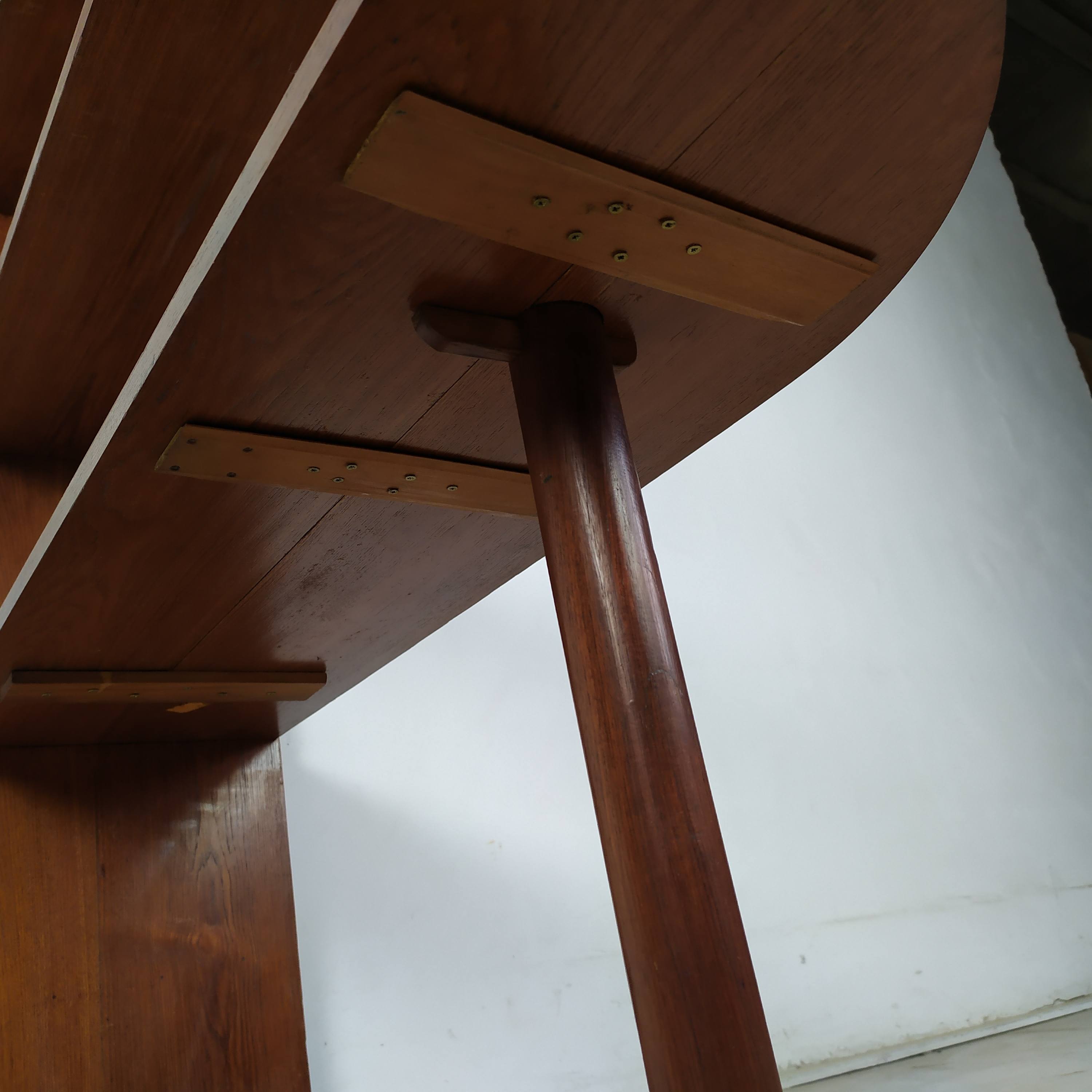 Oak shelf art deco style