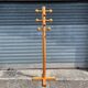 1970s pine coat rack
