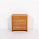 Armoire vintage en rotin et osier