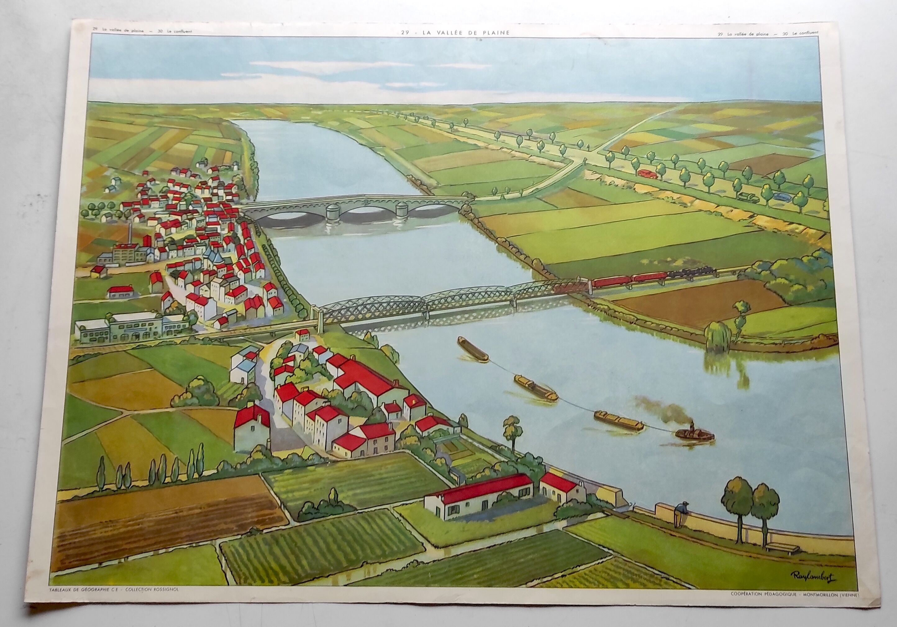 School poster Rossignol collection by Raymond Lambert – 50s/60s