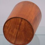 Teak round Paper Basket 1960s Sweden