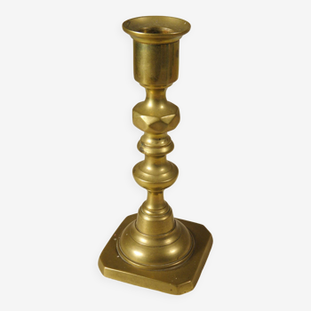 Brass candle holder 15 cm 70s