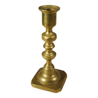 Brass candle holder 15 cm 70s