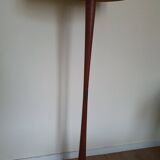 Scandinavian diabolo teak floor lamp