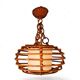 Vintage rattan suspension cage, 1950s