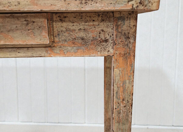 Petite console / bureau patiné
