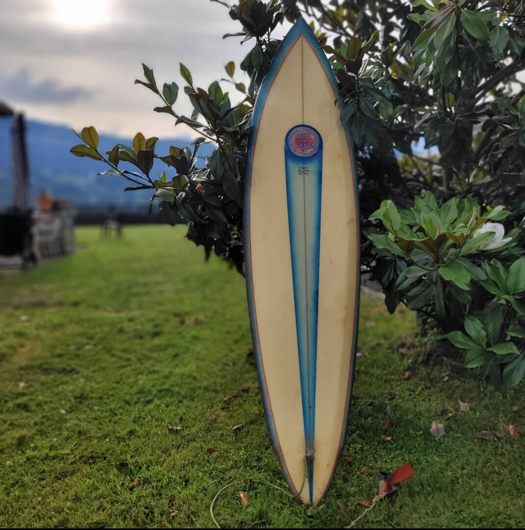 Vintage Danny Garland & Mike Conlan Surfboard for Space-Gypsy 1976