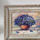 Tableau Bouquet de Violettes fin XIXème siècle