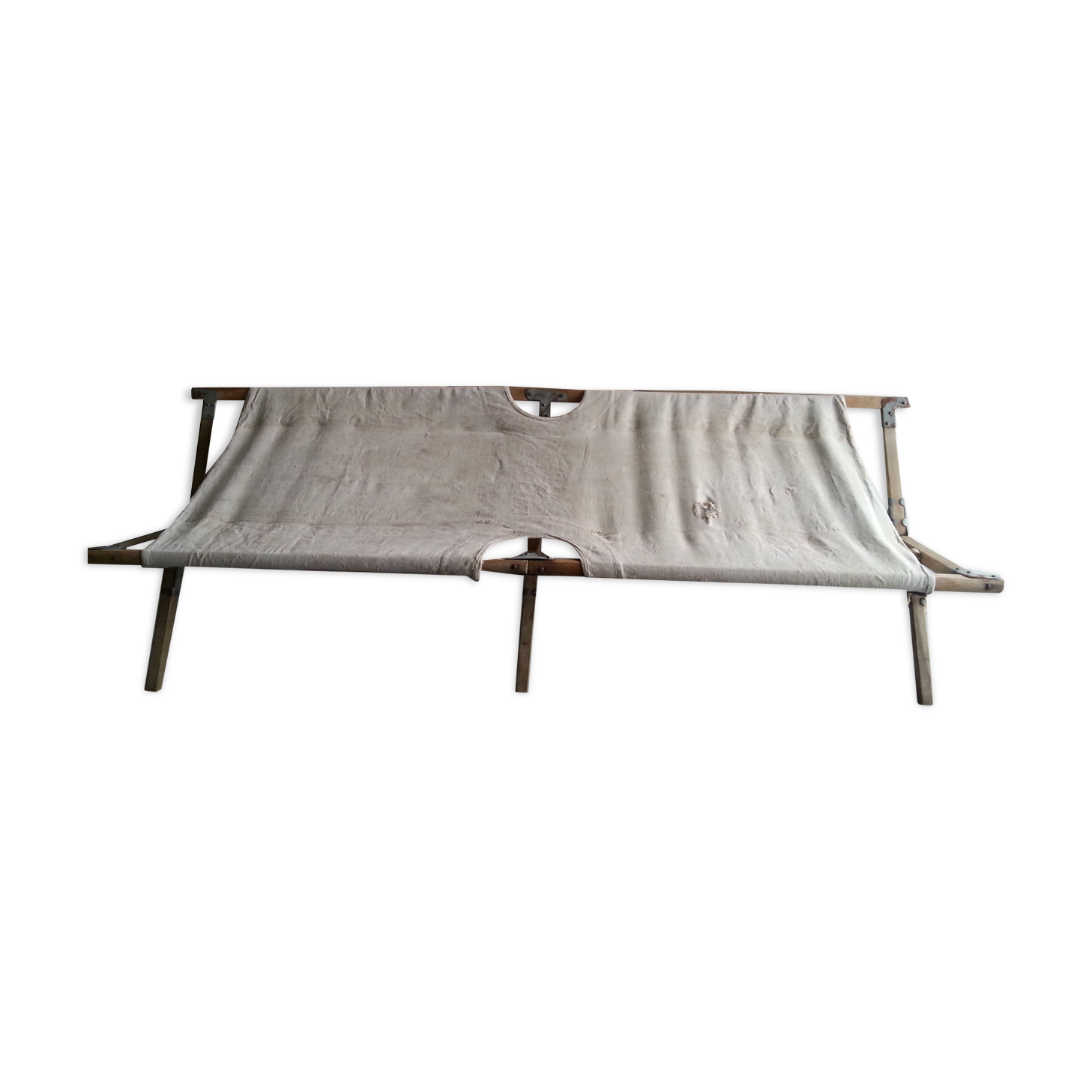 Picot former military numbered folding bed