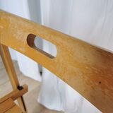 Vintage Trieste Folding Wooden Chair by Aldo Jacober, 1970s