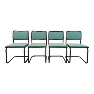 Suite de 4 chaises vintage - noir style