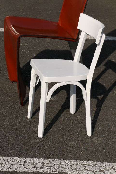 White Baumann child chair